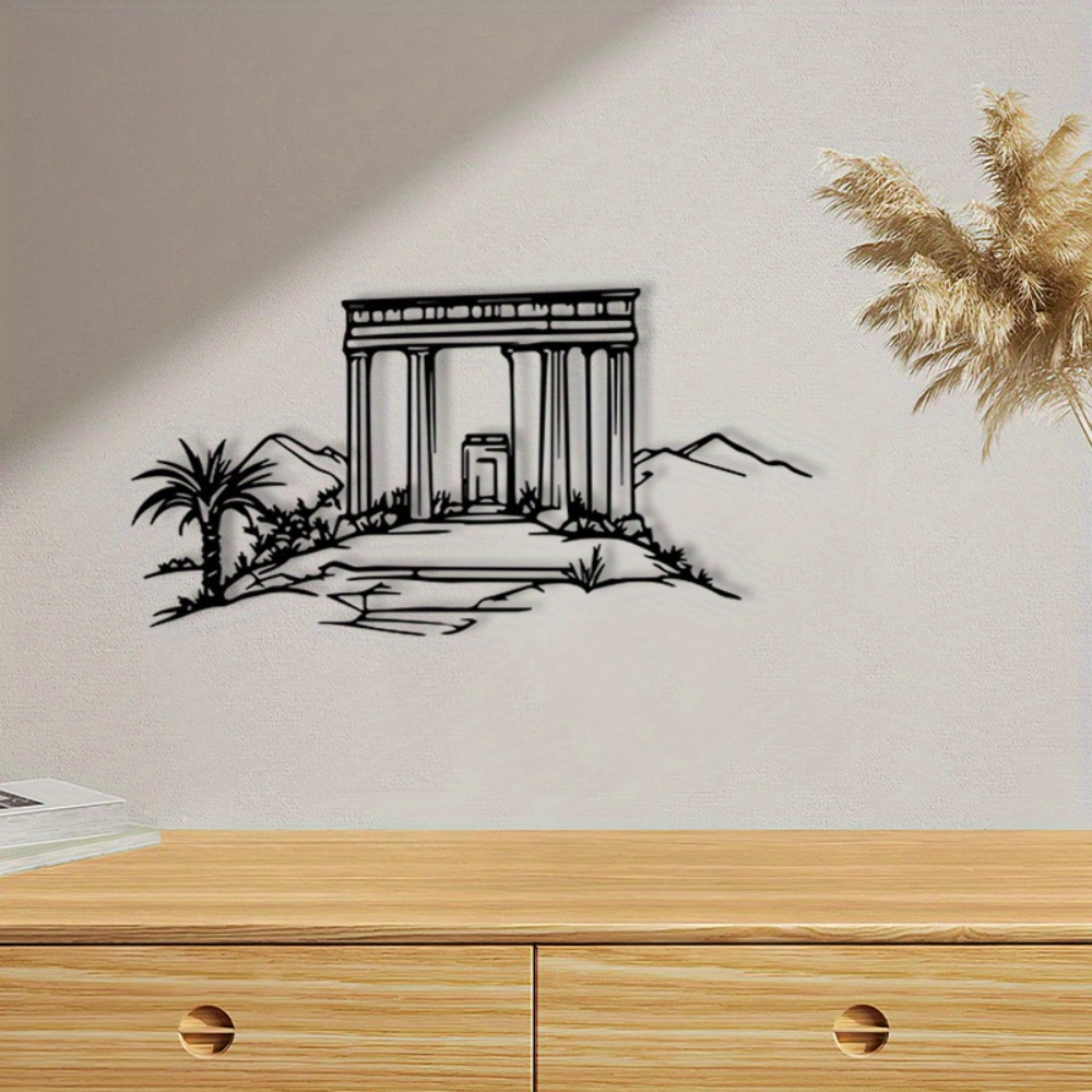 Home Decor - CIFBUY Eisen-Wandkunst, religiöses Wandbild, Metallskulptur, pulverbeschichtete