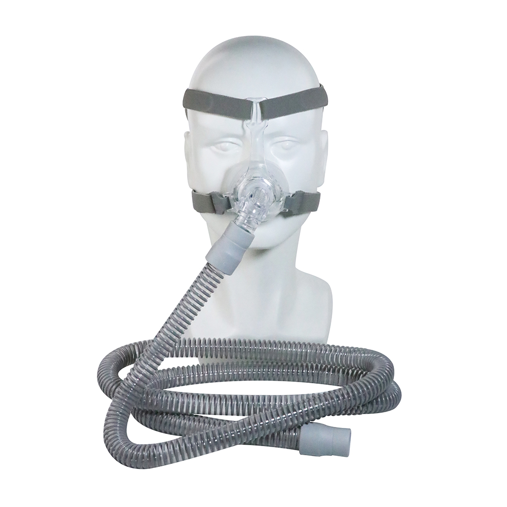 Anti Snore Contour Pillow - Nasale CPAP-Maske mit Kopfgurt und Schlauch,