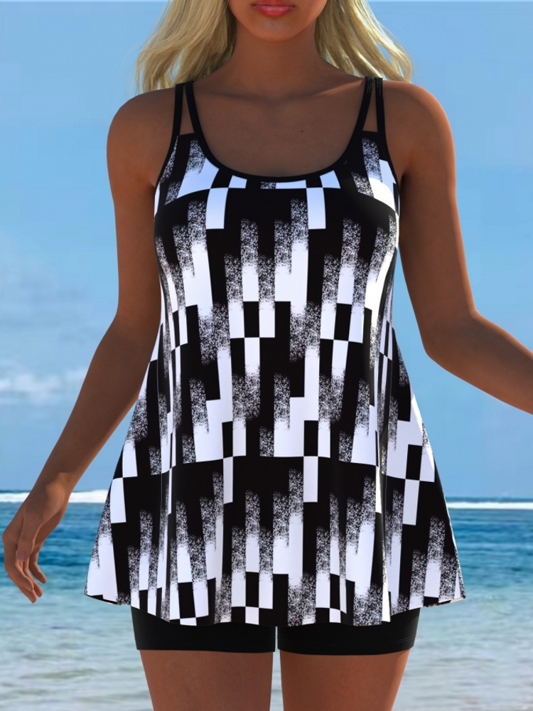 Bath - Neue Tankini-Badebekleidung Tankini-Set Sexy Badeanzug Damen