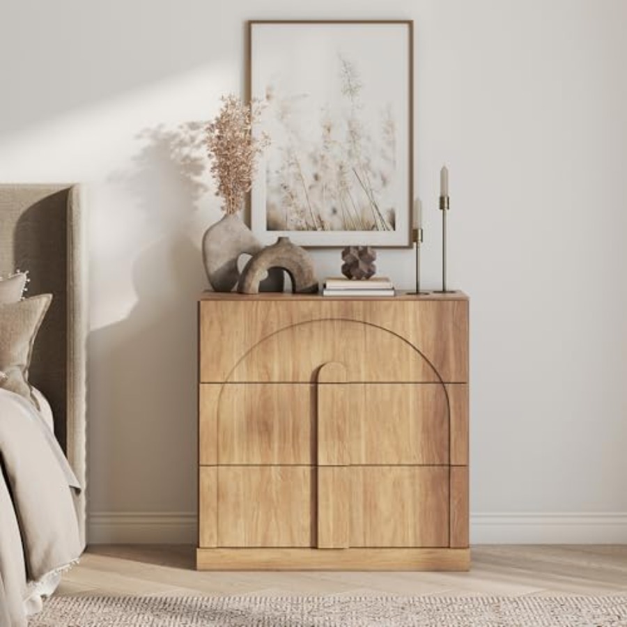 Kitchen - Sideboard-Schrank mit 3 Schubladen für Küche,