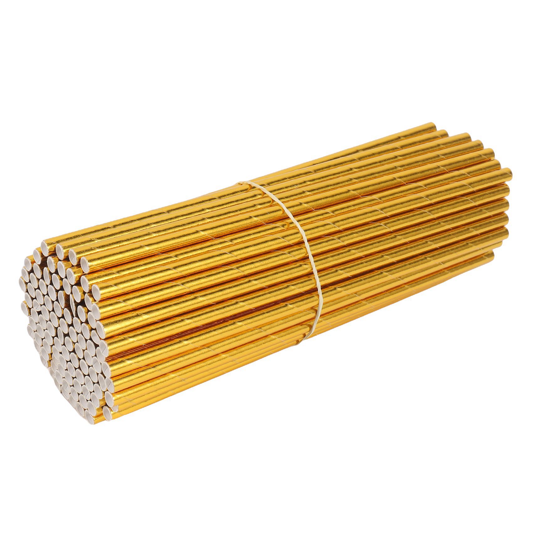 Goldfolien-Papierstrohhalme fü – Kitchen Bewertung und Preis