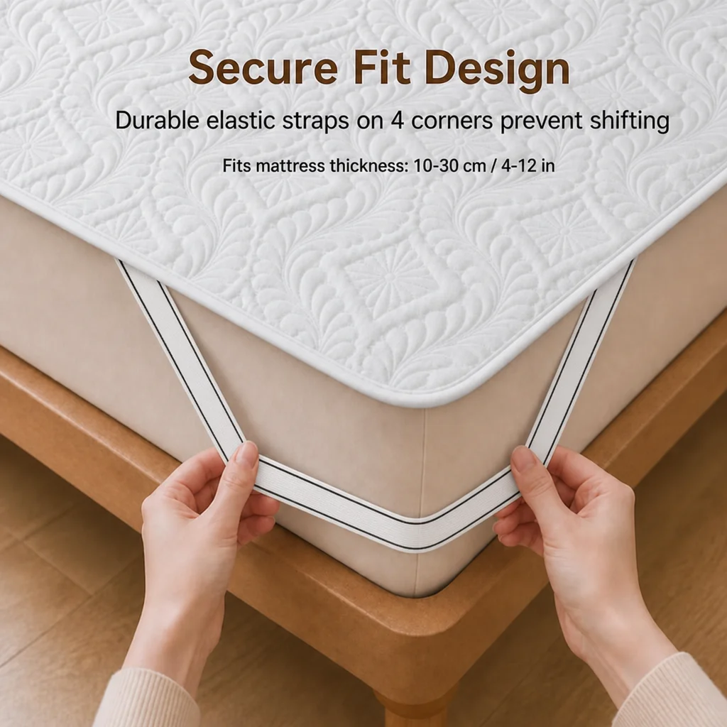 1 Stück, mehrfarbiger, elastis – Waterproof Mattress Protector Breathable Bewertung und Preis
