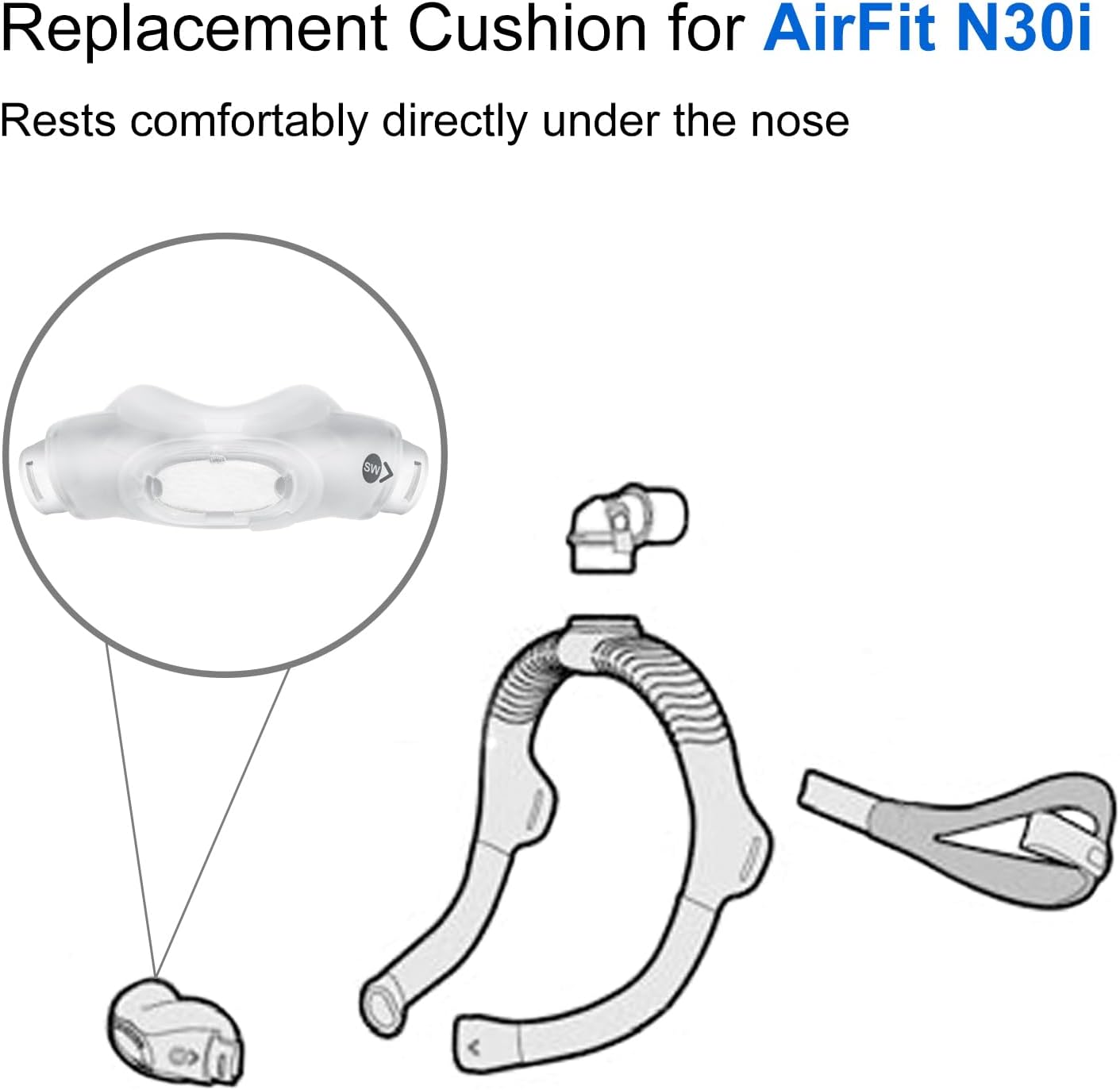 Airfit N30i Ersatz-Nasenpolste – Anti Snore Contour Pillow Bewertung und Preis