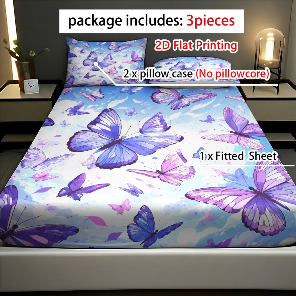 Leuchtend farbiges Bettlaken-  – Fitted Bed Sheets Deep Pocket Bewertung und Preis