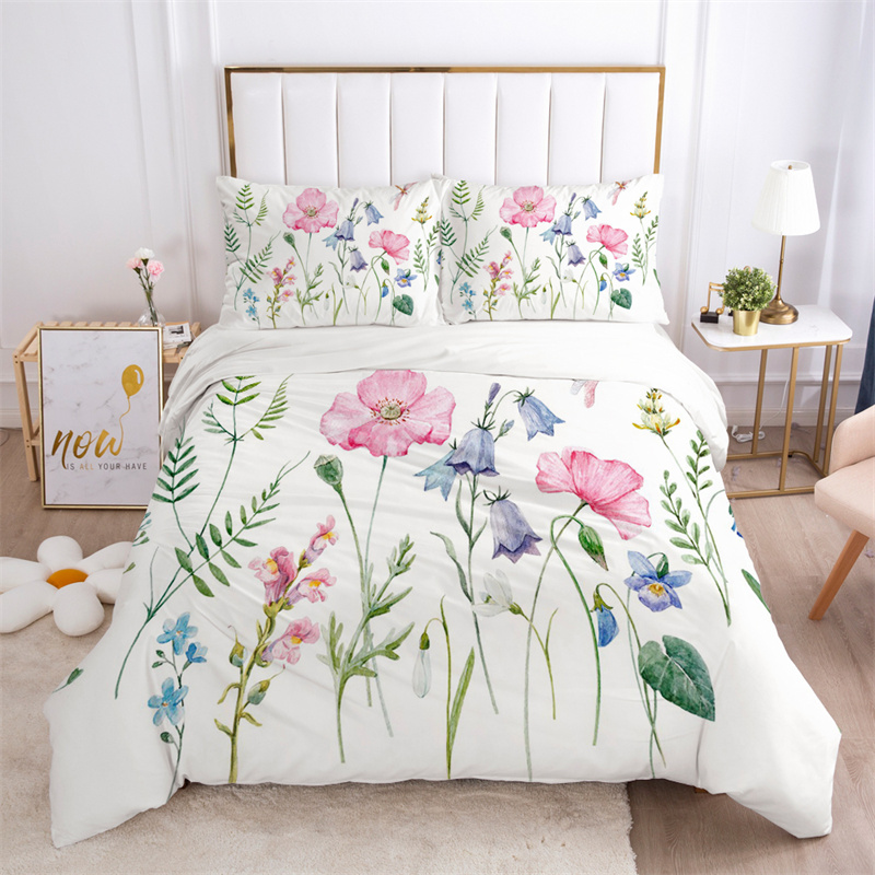 Bettwäsche-Set mit Blumenblätt – Aesthetic Floral Duvet Cover Bewertung und Preis